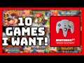 10 N64 Games That MUST Come to Nintendo Switch Online! - ZakPak