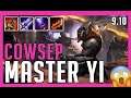 Cowsep - Master Yi vs. Elise Jungle - Patch 9.10 KR Ranked | RARE