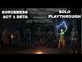 Diablo 2 Resurected BETA - Act 1 Charged Bolt Sorceress Playthrough - SOLO Gameplay