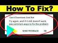 Fix: Can't Download Just Eat App Error On Google Play Store Problem Solved