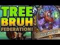 GIANT 🌱Treebruh Federation🌱 Is ONLINE! | Revenge Of The Treants! | Darkmoon Faire hearthstone