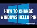 How to Change a Windows Hello PIN