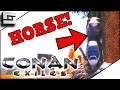 I Tamed A Horse and Built New Weapons And Armor In Conan Exiles! E2