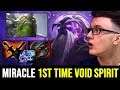 MIRACLE First Time Void Spirit against Pro Tiny-IO Combo 7.23 Dota 2