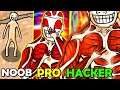 NOOB vs PRO vs HACKER - Titan Evolution "MAX LEVEL" (new update) | LYFP chơi Game Vui Nhộn