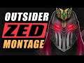 OUTSIDER "Zed Main" Montage (Best Zed Plays) | 100k Subscribers Special