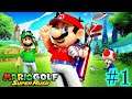 Primer dia en el campamento Mario Golf Super Rush Nintendo Switch Gameplay Guia