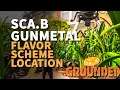 SCA.B Gunmetal Grounded Flavor Scheme Location