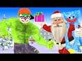 Scary Teacher 3D - Merry Christmas Santa Claus rescue NickJoker and Tani Harley quinn vs Zombie Fun
