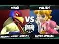 SWT NA East Group C - Ginger (Falco) Vs. Polish (Peach) Smash Melee Tournament