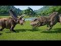 T-Rex VS Pentaceratops 1.8.3 - Jurassic World Evolution