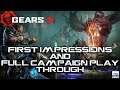 Gears 5: first Impressions and full campaign play through