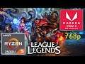 League of Legends - Vega 8 1gb - Ryzen 5 2500U - 768p - Benchmark PC