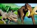 Manny o MAMUTE (Mammoth)! Godzilla vs Mamute! Gigante Glacial | Jurassic World Evolution Mod | PTBR