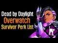 Overwatch - Dead by Daylight Workshop Mode Survivor Perk List