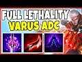 SEASON 10 LETHALITY VARUS ADC! TESTING NEW LETHALITY ITEMS - League of Legends