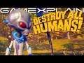 12 Minutes of Destroy All Humans! Remake Gameplay - DIRECT FEED (PAX East)