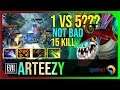 Arteezy - Slark | 1 vs 5 ?? NOT BAD | Dota 2 Pro Players Gameplay | Spotnet Dota2