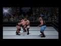 Brock Lesnar (CAW) vs Goldberg (CAW) w/ Special Guest Referee Stone Cold (CAW) - WWE SVR (PS2)