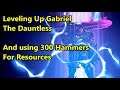 Battle Breakers - Using 300 Hammers for resources & Leveling Up my Gabriel the Dauntless