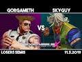 Gorgameth (Guile) vs SkyGuy (Zeku) | SFV Losers Semis | Synthwave X #8