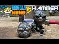 Hammer Versus Funko Pops! Godzilla VS Kong Kong With Battle Axe and Battle Scarred Kong - 2 Kongs!!!