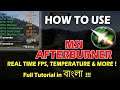 How to setup MSI Afterburner On Screen Display (2019) | Monitor FPS, Temps & more  - Full Tutorial👍