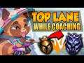 I Play Teemo Top Lane While Coaching My Jungle | Vod Review After - League of Legends