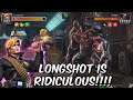 Longshot Rank Up & Gameplay - RIDICULOUS Burst Damage!! - Marvel Contest of Champions