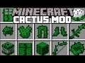 Minecraft INSANE CACTUS MOD / DON'T GET SPIKED BY THE CACTUS !! Minecraft Mods
