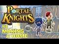 Portal Knights Gameplay #3 : MAKING A HOME | 2 Player Co-op