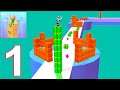 Cube Surfer! Gameplay Walkthrough Part 1 Level 1-20 (IOS/Android)