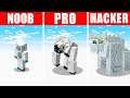 Minecraft NOOB vs. PRO vs. HACKER : YETI SURVIVAL CHALLENGE in Minecraft!