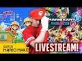 Super Mario Maker 2 + Mario Kart 8 Deluxe LIVE! | 2J