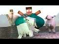 Fat Herobrine Caves & Cliffs Goat - Minecraft Animation