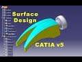 How to create a claw hammer using CATIA v5 Generative Surface design
