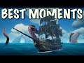 *NEW* FLYING Megalodon VS KILLER Kraken | Sea of Thieves Best Moments