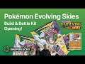 New Pokemon Evolving Skies Build & Battle Kit Opening!