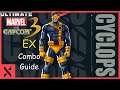 [Ultimate Marvel vs Capcom 3: EX] pecks Combo Guide of Cyclops [PC]