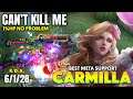 YOU CAN'T KILL ME~ CARMILLA MOBILE LEGENDS 2021~ CARMILLA GAMEPLAY AND BEST BUILD 2021 BY TOP GLOBAL