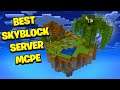 BEST SKYBLOCK SERVER IN MCPE (Minecraft Bedrock Edition)