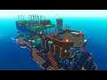 GIANT FLOATING FORTRESS & BIG NEW ISLANDS | Raft Multiplayer Gameplay