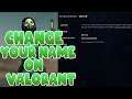 How to change your display name on VALORANT