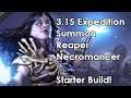 [Path of Exile] 3.15 Summon Reaper Necromancer Starter Build!