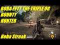 Star Wars Battlefront 2 Boba Trying to show the Mandalorian he's the REAL Bounty hunter! Boba Streak