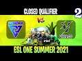 Tundra vs Vikin.gg Game 2 | Bo3 | Closed Qualifier ESL One Summer 2021 | DOTA 2 LIVE