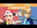 WNF 2.11 Trainer K (Pokemon Trainer) vs Rival (Zero Suit Samus) - Winners Side - Smash Ultimate