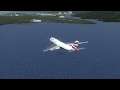 British Airways 747-400 Heavy Winds - Crash at Hong Kong