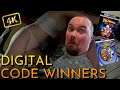 Digital Code Winners For The Week!