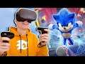 I AM SONIC THE HEDGEHOG IN VIRTUAL REALITY! | Sonic VR Experience (Oculus Quest Link Gameplay)